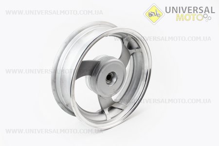 D07 Диск литой задний (бараб. торм. для 50см3) MT3,5xJ12, серебристый, Тип №2. Китай (Диски / UM3060-V46)