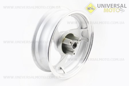 Диск передній литий MT3,50x12 d12мм (диск гальм. 3 болта) "3 променя" сірий. Китай (Диски до скутера / UM3060-V48)