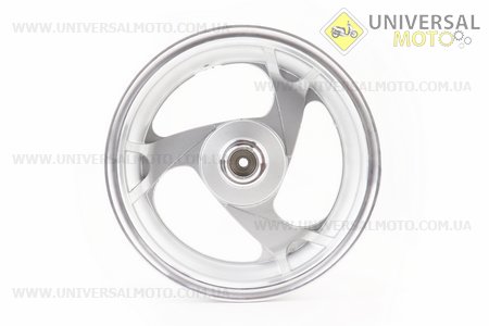 Диск передній литий MT3,50x12 d12мм (диск гальм. 3 болта) "3 променя" сірий. Китай (Диски до скутера / UM3060-V48)