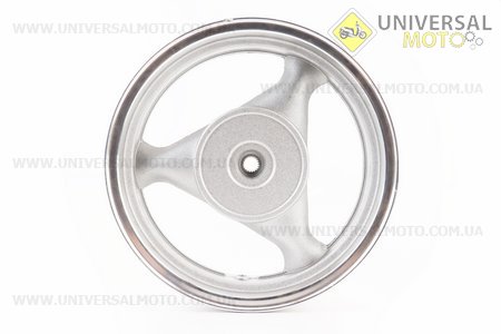 УЦІНКА Диск задній литий MT3,50x13 Z19 для 4Т (бараб. гальм., d-130мм) "3 променя" сірий (скол). Китай (Диски до скутера / UM3060-V69)