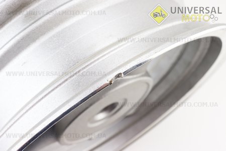 УЦІНКА Диск задній литий MT3,50x13 Z19 для 4Т (бараб. гальм., d-130мм) "3 променя" сірий (скол). Китай (Диски до скутера / UM3060-V69)