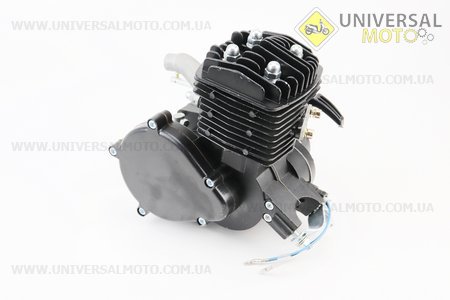 Двигун велосипедний 2Т з ручним стартером + комплект для устуновки, ЧОРНИЙ. Китай (Двигуни в зборі / UM3070-V31)