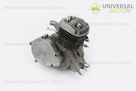 Двигун велосипедний 2Т з ручним стартером, СІРИЙ. Китай (Двигуни в зборі / UM3070-V67)