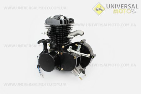 Двигун велосипедний 2Т з ручним стартером, ЧОРНИЙ. Китай (Двигуни в зборі / UM3070-V68)