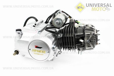 Двигун мопедний в зборі 125куб (Delta) - "механіка" (алюмінієвий циліндр). TMMP (Двигуни в зборі / UM3070-V93)