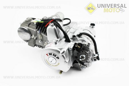 Двигун мопедний в зборі 125куб (Delta) - "механіка" (алюмінієвий циліндр). TMMP (Двигуни в зборі / UM3070-V93)