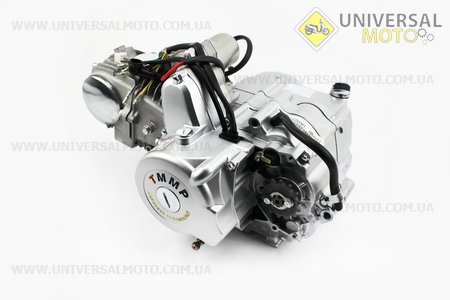 Двигун мопедний в зборі 125куб (Delta) - "автомат" (алюмінієвий циліндр). TMMP (Двигуни в зборі / UM3070-V94)