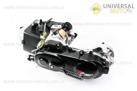 Двигун скутерний в зборі 4Т-80куб (короткий варіатор, довгий вал). TMMP (Двигуни в зборі / UM3071-V13)