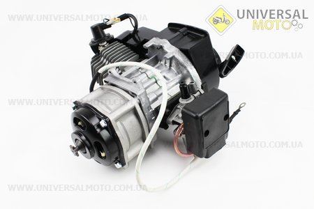 Двигун для дитячого квадроцикла, мінібайка з електростартером, 2Т 50сс. Китай (Двигуни в зборі / UM3071-V22)