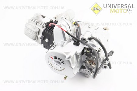 Двигун для квадроцикла (мопедний) в зборі 125куб - "механіка" (3передачі + 1 задня), сірий. TMMP (Двигуни в зборі / UM3071-V53)
