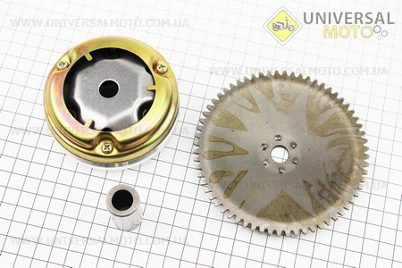 Варіатор передній комплект Honda DIO50 AF18 + втулка, шестерня стартеру. DONGXIN (Запчастини до японського скутера / UM3080-V77)