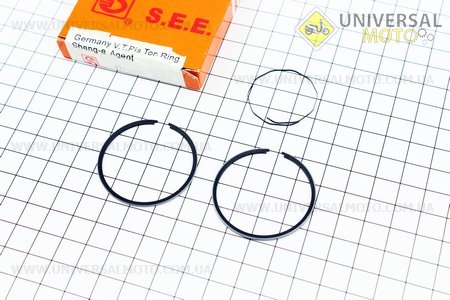 Кольца поршневые Honda DIO50 39мм +0,25 желтая коробка