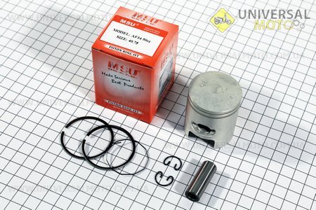 Поршневий комплект (поршень, кільця, палець) Honda DIO ZX50 40мм +0,75 (палець 12мм) Тайвань. MSU (Запчастини до японського скутера / UM3082-V59)
