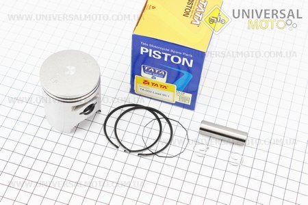 Поршневий комплект (поршень, кільця, палець) Honda LEAD90 48мм +0,25 (палець 12мм). TATA (Запчастини до японського скутера / UM3083-V09)