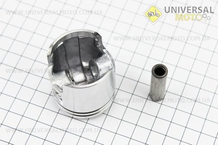 Поршень, кольца, палец комплект Suzuki AD50/LETS 41мм STD (палец 10мм). TATA (Скутер Suzuki Address 50 \ UM3083-V36)