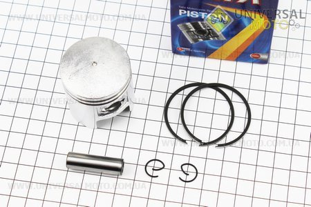 Поршень, кольца, палец комплект Suzuki AD50/LETS 41мм STD (палец 10мм). TATA (Скутер Suzuki Address 50 \ UM3083-V36)
