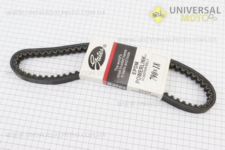 Ремінь 790 * 18 Honda LEAD 100. Gates (Запчастини до японського скутера / UM3083-V99)