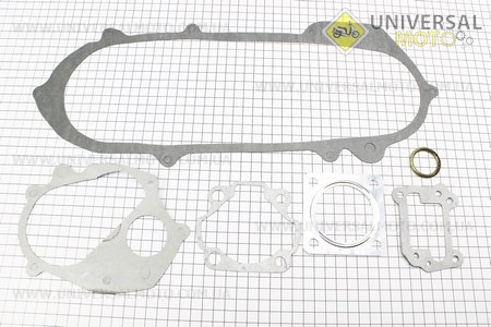 Прокладки двигуна Suzuki AD100см.куб.-52,5мм, комплект 8 деталей. Китай (Запчастини до японського скутера / UM3084-V14)