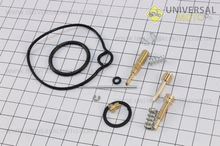 Ремонтний комплект карбюратора Honda DIO 50. Китай (Запчастини до японського скутера / UM3084-V85)