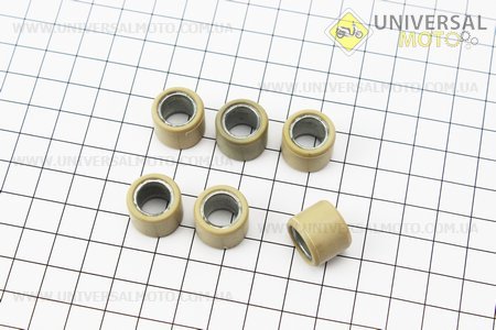 Ролики варіатора 6шт, Honda / GY6 16 * 13 - 7,0г. TATA (Запчастини до японського скутера / UM3084-V98)