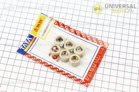 Ролики вариатора 6 штук, Suzuki 17*12 - 5,5г. TATA (Скутер Suzuki \ UM3085-V10)