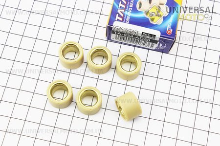 Ролики вариатора 6 штук, Suzuki 17*12 - 6,5г. TATA (Скутер Suzuki \ UM3085-V13)