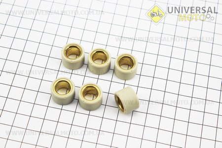 Ролики варіатора 6шт, Suzuki 17 * 12 - 7 г. Китай (Запчастини до японського скутера / UM3085-V19)