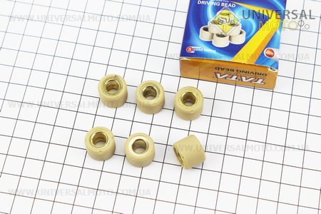 Ролики варіатора 6шт, Yamaha 15*12 - 8,0г. TATA (Запчастини до японського скутера / UM3085-V27)