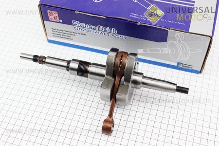 Коленвал Suzuki AD100 синяя коробка. SEE (Скутер Suzuki Address 100 \ UM3086-V82)