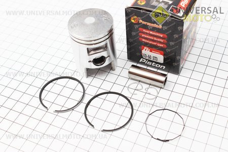 Поршень, кольца, палец комплект Honda DIO50 39мм STD (палец 12мм). Formula (Скутер Honda DIO \ UM3088-V06)