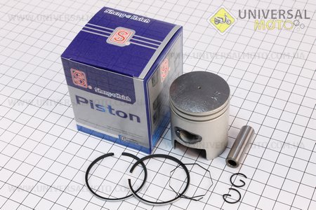 Поршень, кольца, палец комплект Honda LEAD50 40мм + 0,25 синяя коробка (палец 10мм). SEE (Скутер Honda Lead \ UM3088-V21)