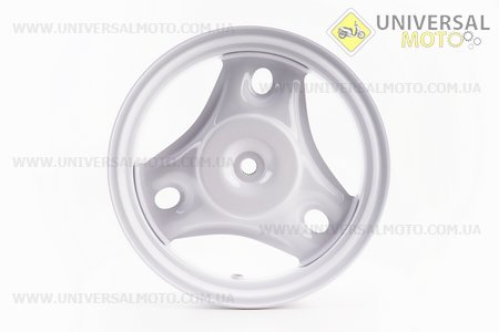Диск колісний задній Honda DIO (сталевий) білий. Китай (Запчастини до японського скутера / UM3088-V23)