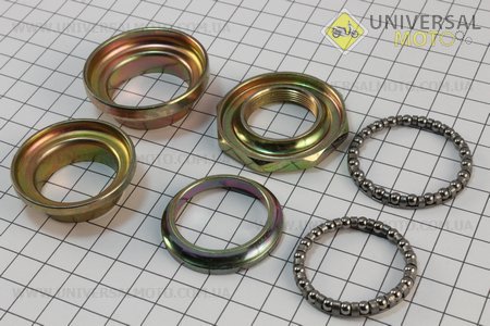 Подшипники руля с шайбами к-кт Honda DIO, Lead