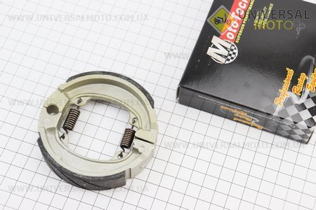 Гальмівні колодки барабанні Honda DIO 50 (пружини прямі), D=90мм. Mototech (Запчастини до японського скутера / UM3088-V76)