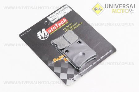 Гальмівні колодки (дискові) Honda DI050 / Tact 50; DAELIM GZ50; SYM- Orbit 50; KYMCO- MXU 400 комплект 2шт. Mototech (Запчастини до японського скутера / UM3088-V79)