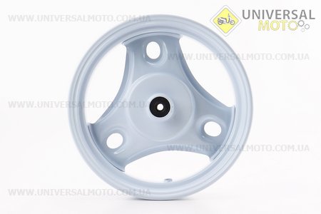 Диск колісний передній Honda DIO бараб. гальма (сталевий), БІЛИЙ. Китай (Запчастини до японського скутера / UM3089-V40)