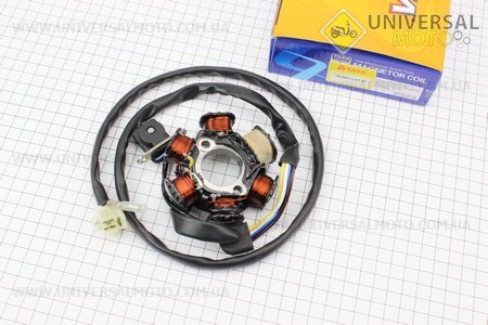 Статор магнето Honda LEAD-90. TATA (Скутер Honda Lead \ UM3089-V88)