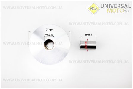 Варіатор передній комплект Suzuki AD 110 + втулка. DONGXIN (Запчастини до японського скутера / UM3089-V96)