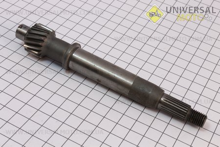Вал редуктора первинний. Китай (Запчастини до 4Т скутера / UM3090-V10)