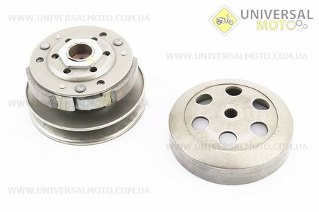 Варіатор задній у зборі GY6-50/AF34, тип 1. Китай (Запчастини до японського скутера / UM3090-V12)