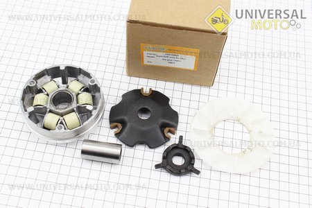 Варіатор передній+втулка+крильчатка комплект. Китай (Запчастини до 4Т скутера / UM3090-V15)