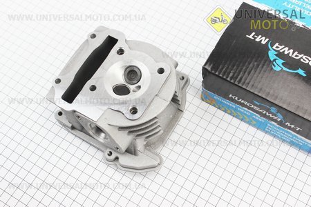 Головка циліндра з клапанами в зборі 47мм-80см.куб.. KUROSAWA (Запчастини до 4Т скутера / UM3090-V37)