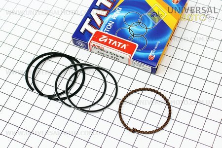 Кільця поршневі 50см.куб. 39мм STD. TATA (Запчастини до 4Т скутера / UM3090-V56)