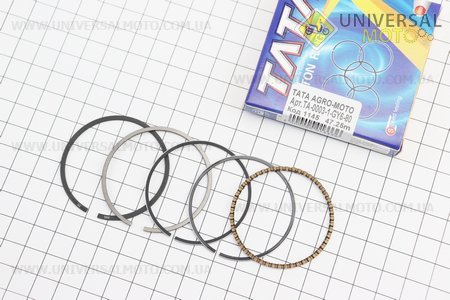 Кільця поршневі 80см.куб. 47мм +0,25. TATA (Запчастини до 4Т скутера / UM3090-V72)
