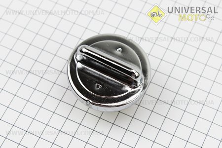 Кришка бака паливного (проста). Китай (Запчастини до 4Т скутера / UM3090-V89)