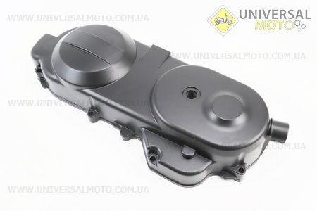 Кришка варіатора коротка 40см - 10" чорна (без втулки бендикса). Китай (Запчастини до 4Т скутера / UM3090-V91)