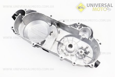 Кришка варіатора коротка 40см - 10" чорна (без втулки бендикса). Китай (Запчастини до 4Т скутера / UM3090-V91)