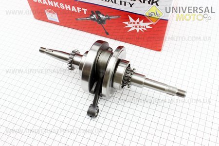 Коленвал в сборе(16зуб. на шестерне). HAORUN (Скутер 50-100см3 / UM3091-V00)