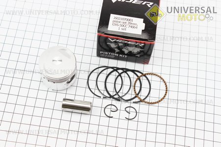 Поршень, кольца, палец к-кт 50cc 39мм STD  (палец 13мм)