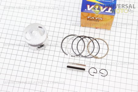 Поршневий комплект (поршень, кільця, палець) 60см.куб. 44мм +0,25 (палець 13мм). TATA (Запчастини до 4Т скутера / UM3091-V32)